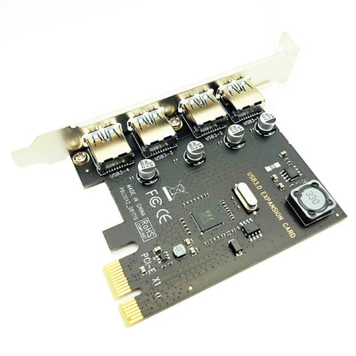 4 Port USB 3.0 PCI-E Expansion Card PCI Express PCIe USB 3.0 HUB Adapter 4-Port USB3.0 Controller USB 3 0 PCI e PCIe Express 1X