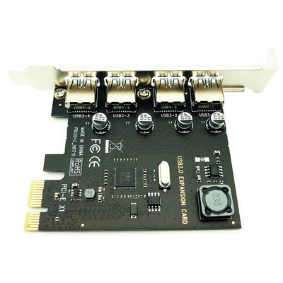 4 Port USB 3.0 PCI-E Expansion Card PCI Express PCIe USB 3.0 HUB Adapter 4-Port USB3.0 Controller USB 3 0 PCI e PCIe Express 1X