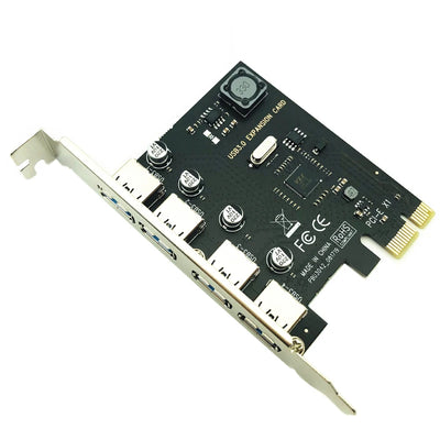 4 Port USB 3.0 PCI-E Expansion Card PCI Express PCIe USB 3.0 HUB Adapter 4-Port USB3.0 Controller USB 3 0 PCI e PCIe Express 1X
