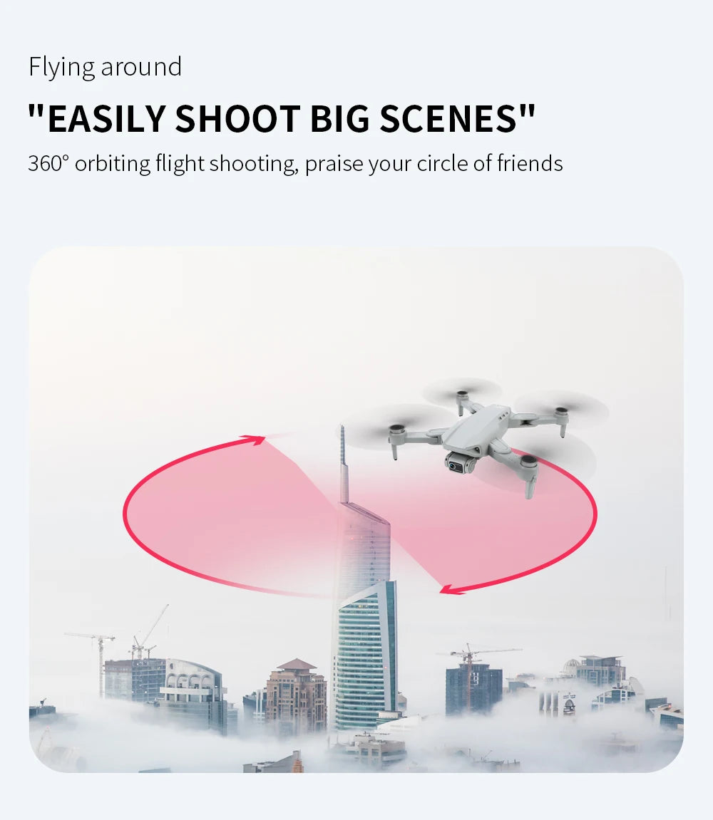 L900 Pro GPS Drone 4K Professional HD Dual Camera 5G Wifi Photography Brushless Foldable Quadcopter RC Distance 1.2KM Dron Toy