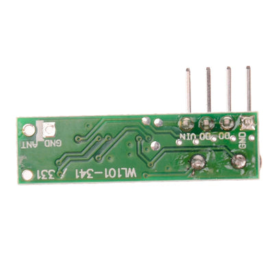 1Pcs 433 Mhz Superheterodyne RF Receiver and Transmitter Module For Arduino Uno Wireless Module Diy Kit 433Mhz Remote Control