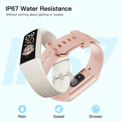Amoled Display 1.1 Inch Women Smart Bracelet Fitness Band Watch New In Women'S Watches Pedometers For Walking For Oppo Phone