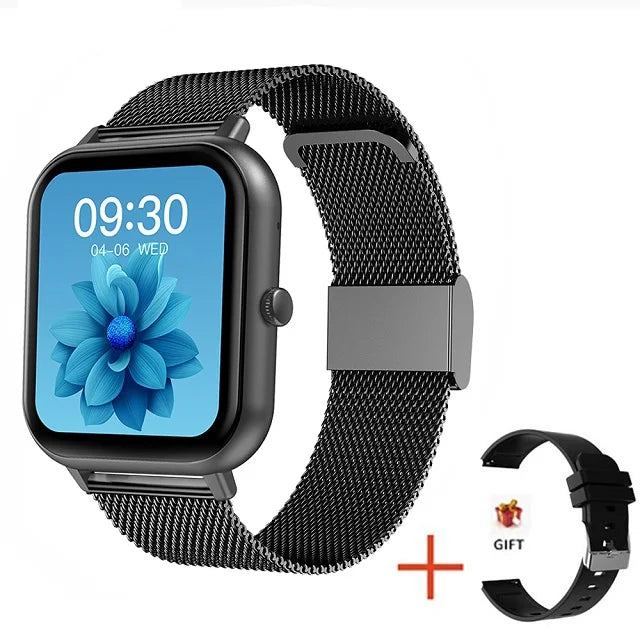 2024 New Smart Watch Men Women for Android IOS Heart Rate Blood Pressure Fitness Tracker Bluetooth Call Women Smartwatch Man