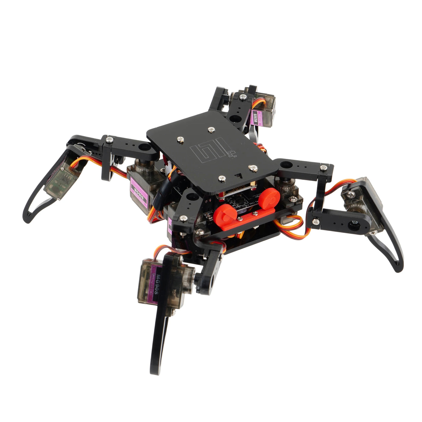Quadruped Robot Kits Walking STEM Crawling Robot Kids Educational Scientific Robot Programming Toy Spider Robot Arduino DIY Kit