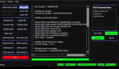 AEMT MAXX for Chrysler VIN Editor Program PCMs Edit Skim Security Use GPEC for Chrysler/Dodge/Jeep Gas Diesel 2022 Support J2534