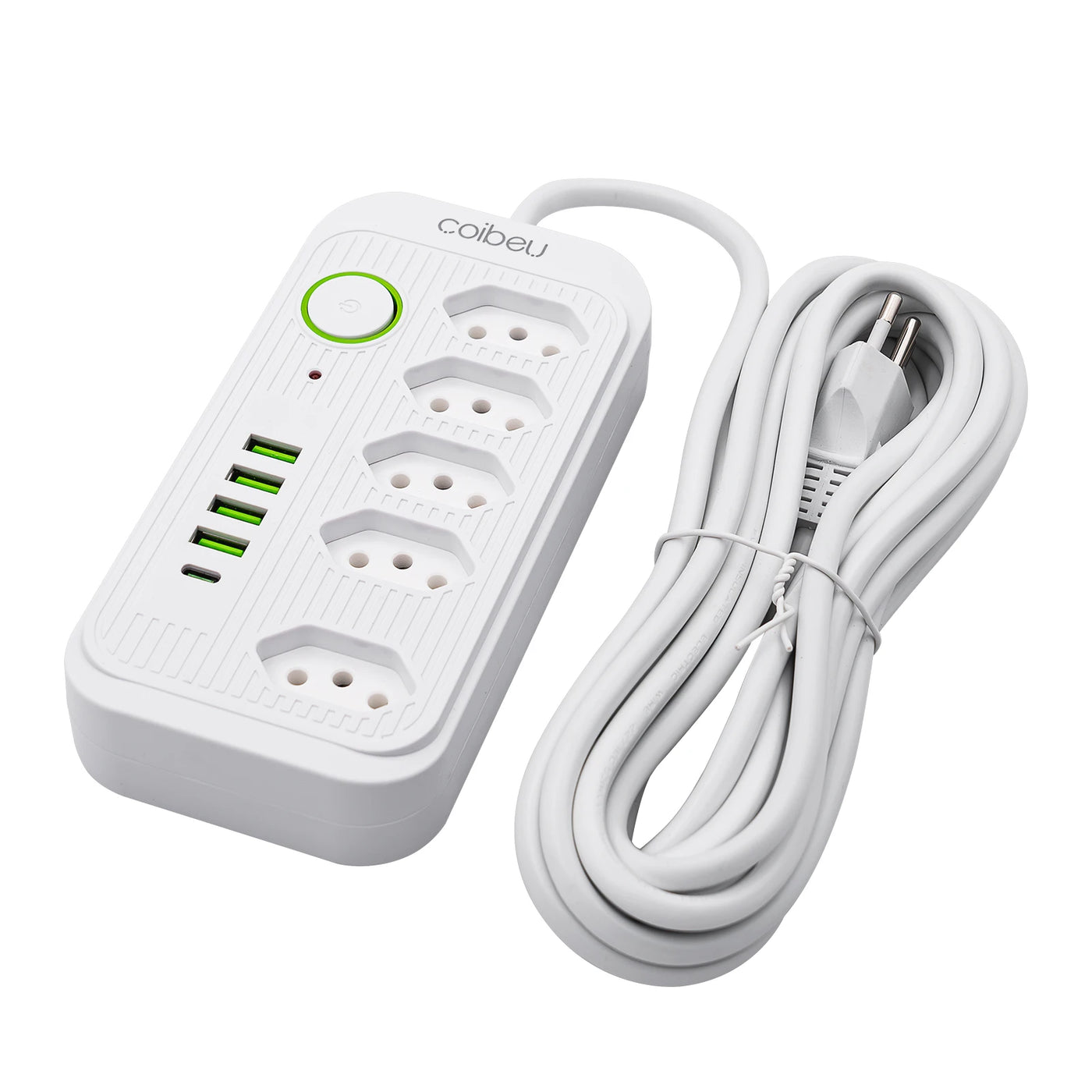 Extension, electrical extension, USB socket, power outlet line filter, 5 meters extension, electric extension, 110-220V,10A