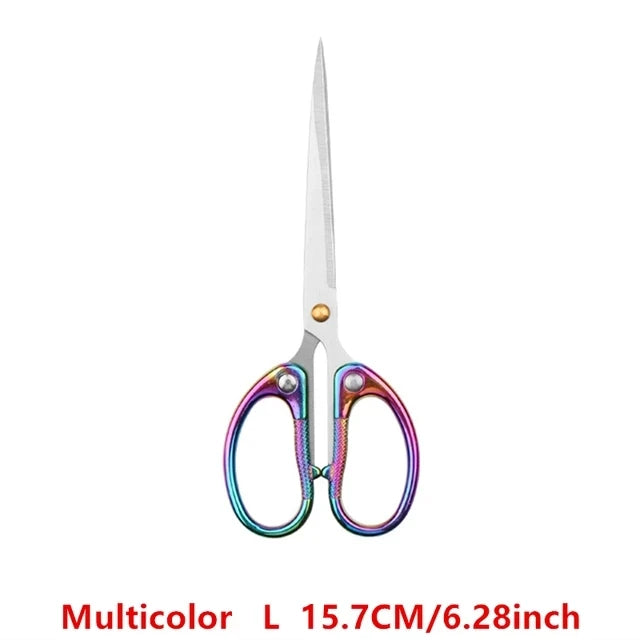 1Pc Professional Sewing Scissors Cuts Straight and Fabric Clothing Tailor's Scissors Household Stationery Office Scissors Tools