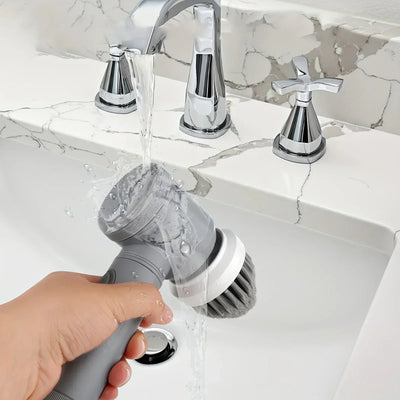 Xiaomi 5 in 1 Powerful Electric Cleaning Brush Spin Scrubber Brush Deep Cleaning with 5 Replaceable Heads For Bathroom Kitchen