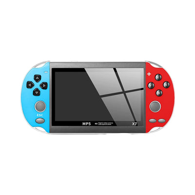 X7 Dual Joystick Handheld Game Console 4.3 Inch HD Large Screen Supports 12 Emulator Games Built-in 10000 Games