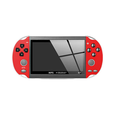 X7 Dual Joystick Handheld Game Console 4.3 Inch HD Large Screen Supports 12 Emulator Games Built-in 10000 Games