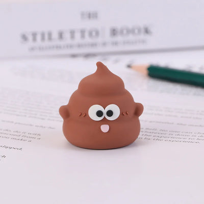 1pcs Creative Mini Cute Poop Pencil Sharpener for Elementary School Students Convenient Pencil Sharpener Children's Reward Gift