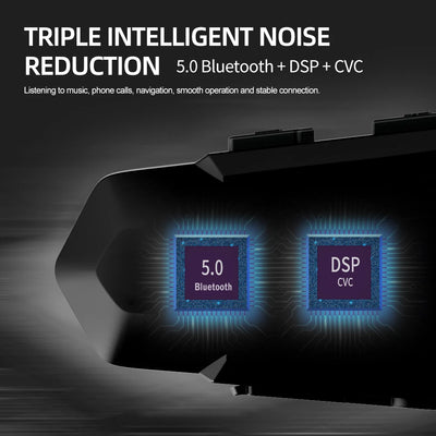 1/2Pcs Bluetooth Motorcycle Helmet Intercom Headset for 2 Rider intercomunicador Moto Wireless Interphone Noice Reduction