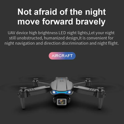 QJ E99 K3 Pro HD 4k Drone Dual Camera High Hold Mode Foldable Mini WIFI Aerial Photography RC Quadcopter Toys Helicopter Dron