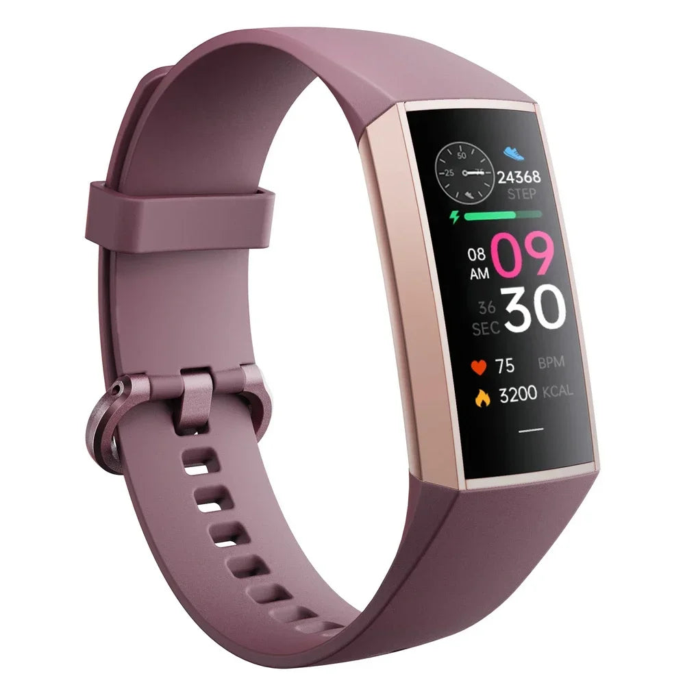 Amoled Display 1.1 Inch Women Smart Bracelet Fitness Band Watch New In Women'S Watches Pedometers For Walking For Oppo Phone