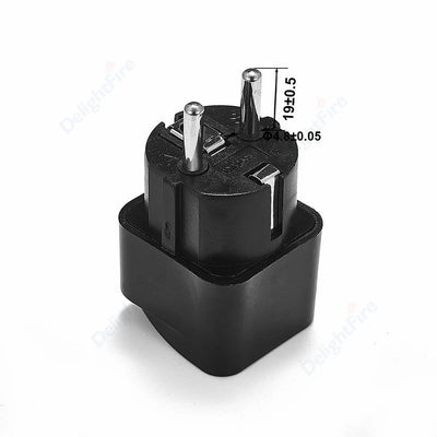 KR Plug Adapter Multifunction Universal AU UK US To EU Electrical Socket Type E/F France Spain Plug Travel Adapter AC Outlet