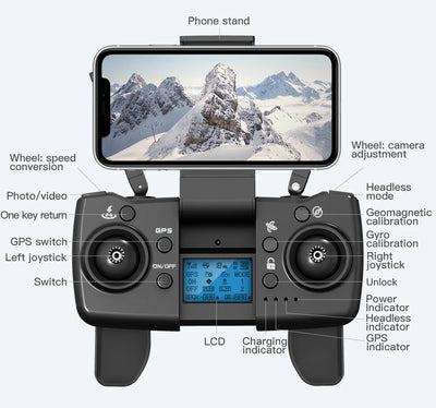 L900 Pro GPS Drone 4K Professional HD Dual Camera 5G Wifi Photography Brushless Foldable Quadcopter RC Distance 1.2KM Dron Toy