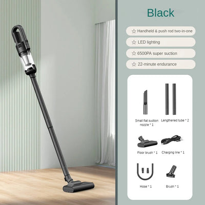 Multifunction Home-appliance 6500Pa Cleaning Machine Powerful Wireless Car Vacuum Cleaner Metal Strainer Portable Handheld