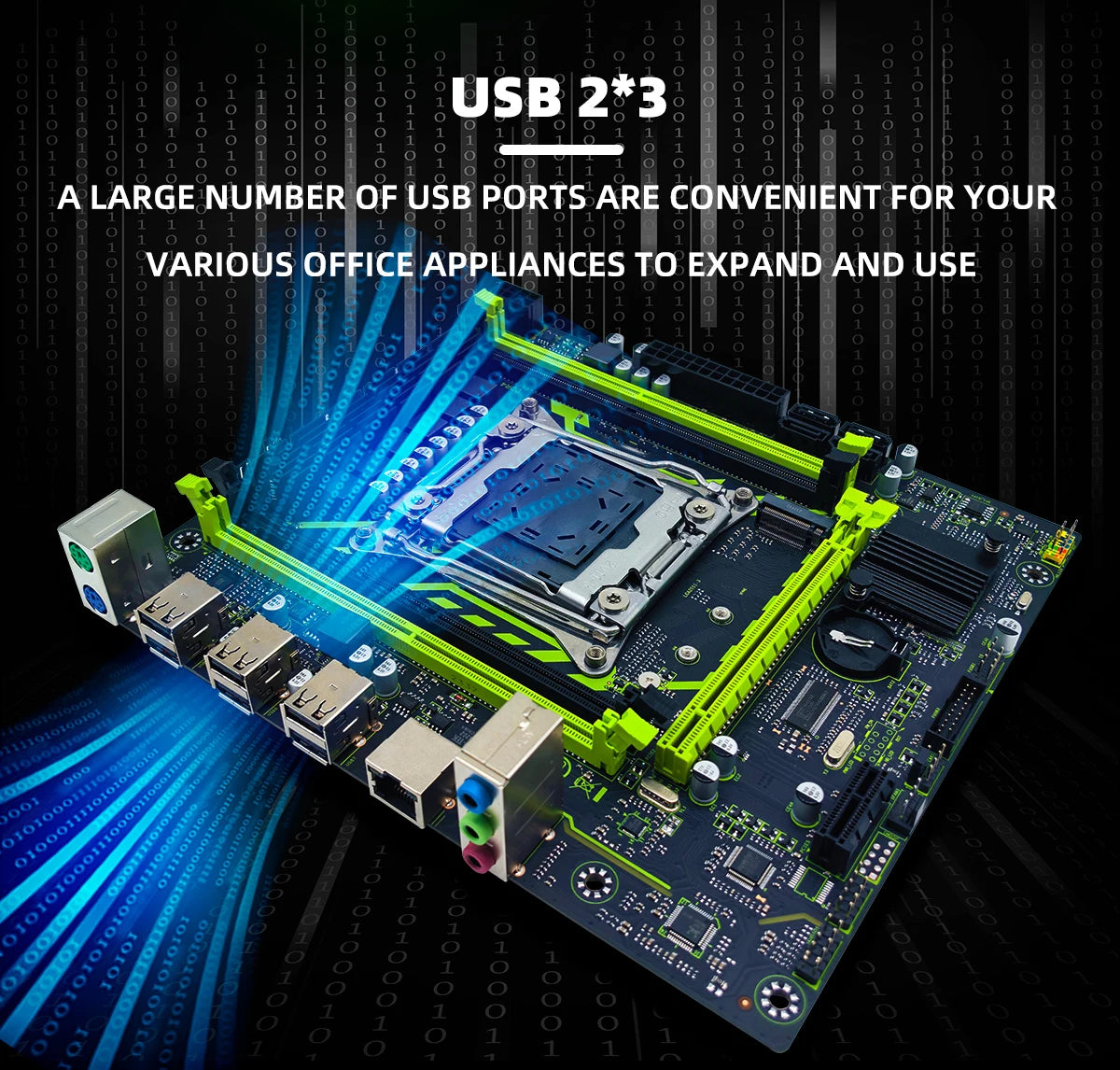 X99-8D4 ZSUS Motherboard Set Kit With LGA2011-3 Xeon E5 2630 V4 CPU DDR4 16GB (1*16GB) 2133MHZ RAM Memory NVME M.2 SATA